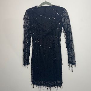 Black Sequin Dress / PrettyLittleThing- 2